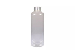 Butelka PET kwadratowa z korkiem pojemność 1000ml