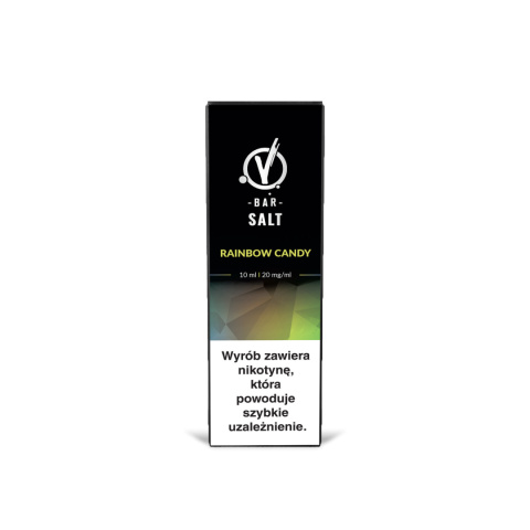 Liquid VBar Salt 10ml - Rainbow Candy 20mg Liquid VBar Salt 10ml - Rainbow Candy 20mg