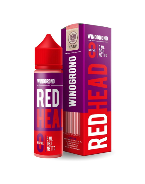 Longfill RedHead 9/60ml - Winogrono Longfill RedHead 9/60ml - Winogrono