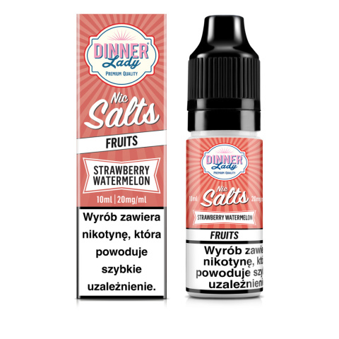 Liquid Dinner Lady Salt 10ml - Strawberry Watermelon 20mg Liquid Dinner Lady Salt 10ml - Strawberry Watermelon 20mg