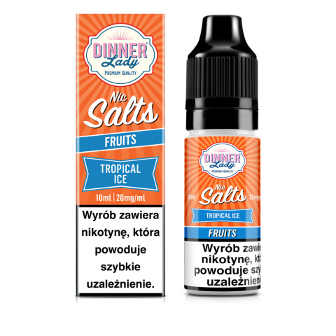 Liquid Dinner Lady Salt 20mg - Tropical Ice Liquid Dinner Lady Salt 20mg - Tropical Ice