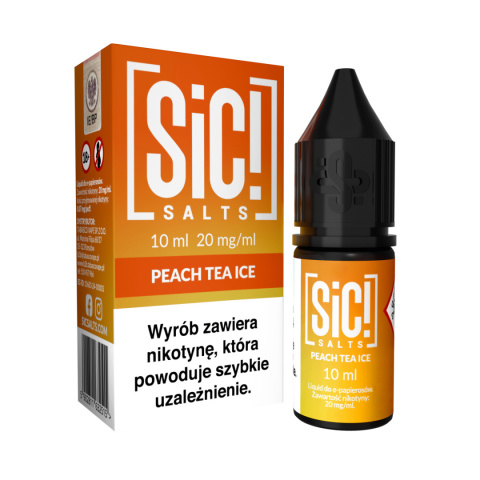 Liquid Sic Salts 10ml Peach Tea Ice 20mg Liquid Sic Salts 10ml Peach Tea Ice 20mg