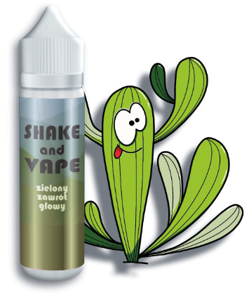 SHAKE AND VAPE 50/60ml - Zielony Zawrót Głowy SHAKE AND VAPE 50/60ml - Zielony Zawrót Głowy