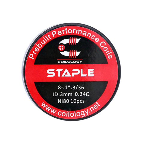 10szt. Coilology Staple Prebuilt Coil 38ga*28ga*8+36ga 10szt. Coilology Staple Prebuilt Coil 38ga*28ga*8+36ga