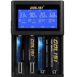 Golisi S4 2.0A Smart Charger with LCD Screen