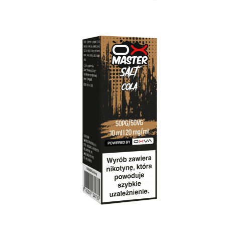 Liquid OXMaster Salt 20mg 10ml Cola Liquid OXMaster Salt 20mg 10ml Cola