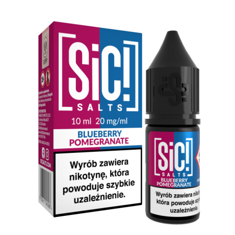 Liquid Sic Salts 10ml - Blueberry Pomagranate 20mg