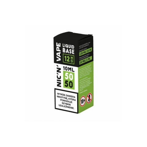 Baza NIC'N'VAPE 10ml 50/50 - 12mg
