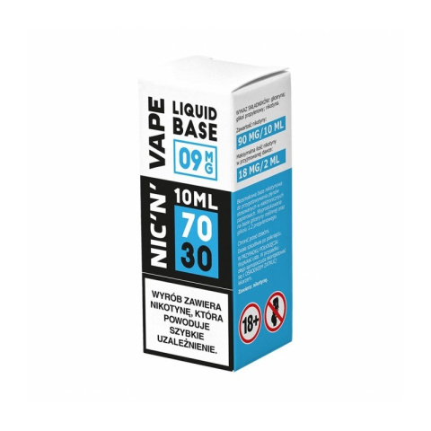 Baza NIC'N'VAPE 10ml 70/30 - 9mg