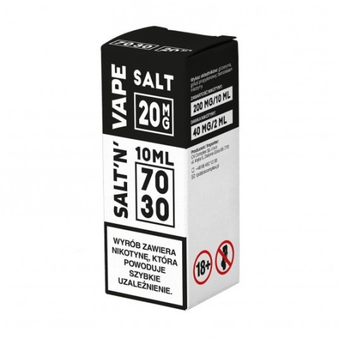 Baza NIC'N'VAPE Salt 10ml 70/30 - 20mg Baza NIC'N'VAPE Salt 10ml 70/30 - 20mg