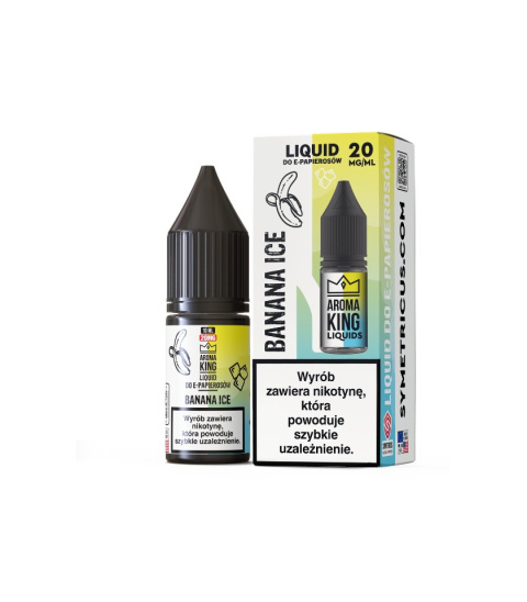 Liquid Aroma King Salt 10 ml - Banana Ice 20 mg