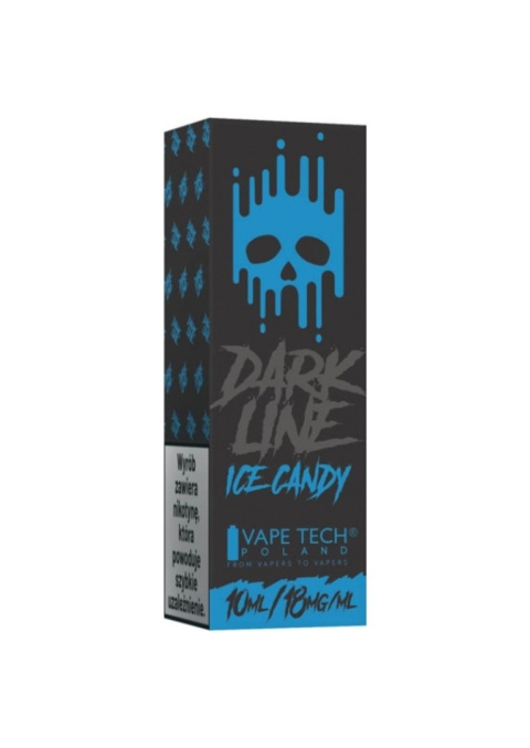 Liquid DARK LINE 10ml - Ice Candy 18mg Liquid DARK LINE 10ml - Ice Candy 18mg