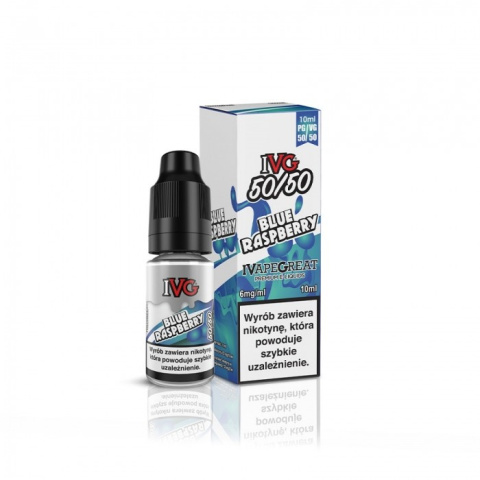 Liquid IVG 50/50 10ml Blue Raspberry 6mg Liquid IVG 50/50 10ml Blue Raspberry 6mg