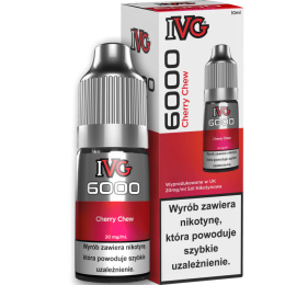 Liquid IVG 6000 Nicotine Salt 10ml - Cherry Chew 20mg