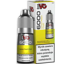 Liquid IVG 6000 Nicotine Salt 10ml - Lemon Peach Crush 20mg