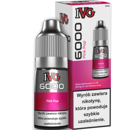 Liquid IVG 6000 Nicotine Salt 10ml - Pink Pop 20mg