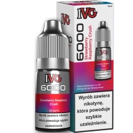 Liquid IVG 6000 Nicotine Salt 10ml - Strawberry Raspberry Crush 20mg