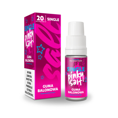 Liquid Pinky Vape Salt - 10ml Guma Balonowa 20mg Liquid Pinky Vape Salt - 10ml Guma Balonowa 20mg