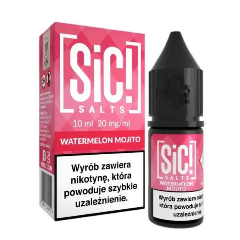 Liquid Sic Salts 10ml - Watermelon Mojito 20mg Liquid Sic Salts 10ml - Watermelon Mojito 20mg