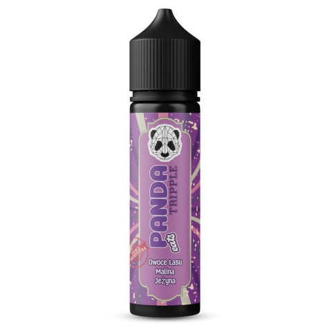 Longfill Panda Tripple 10/60ml - Owoce Lasu Malina Jeżyna Longfill Panda Tripple 10/60ml - Owoce Lasu Malina Jeżyna