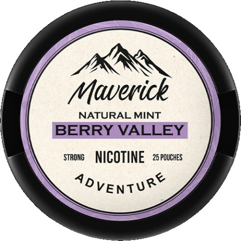 Woreczki Nikotynowe Maverick - Berry Valley 25mg Woreczki Nikotynowe Maverick - Berry Valley 25mg