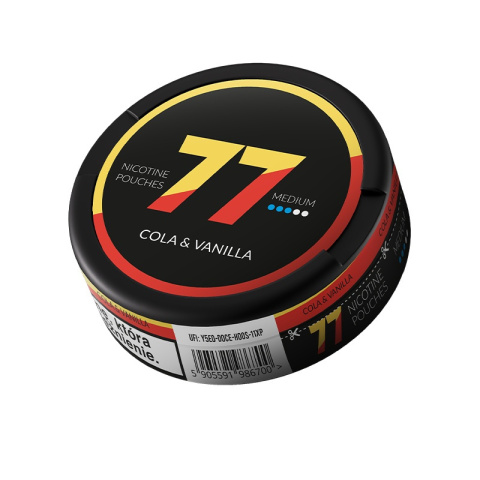Woreczki nikotynowe 77 Cola & Vanilla 10.4mg Woreczki nikotynowe 77 Cola & Vanilla 10.4mg