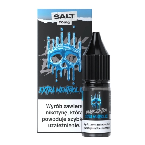 Liquid Dark Line Black Salt 10ml - Extra Menthol Ice 20mg