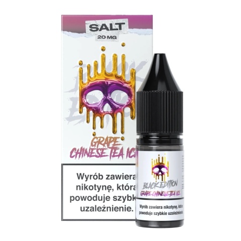 Liquid Dark Line Black Salt 10ml - Grape Chinese Tea Ice 20mg