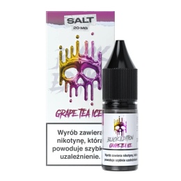 Liquid Dark Line Black Salt 10ml - Grape Tea Ice 20mg