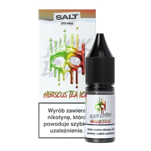 Liquid Dark Line Black Salt 10ml - Hibiscus Tea Ice 20mg