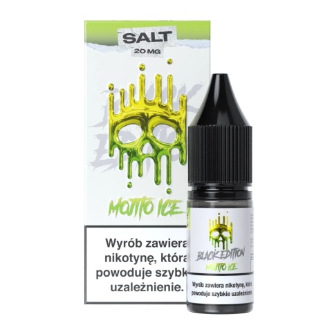 Liquid Dark Line Black Salt 10ml - Mojito Ice 20mg