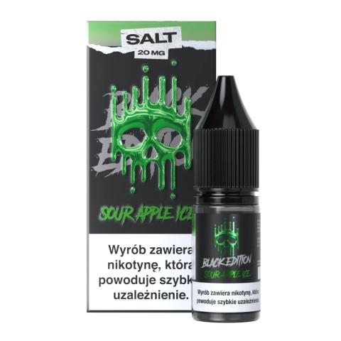 Liquid Dark Line Black Salt 10ml - Sour Apple Ice 20mg