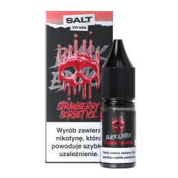Liquid Dark Line Black Salt 10ml - Strawberry Sorbet Ice 20mg