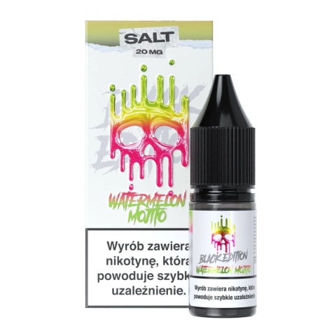 Liquid Dark Line Black Salt 10ml - Watermelon Mojito 20mg