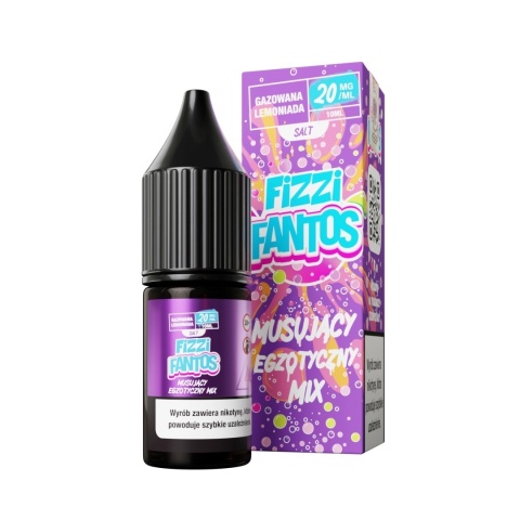Liquid Fizzy Fantos Salt 10ml - Musujący Egzotyczny Mix 20mg