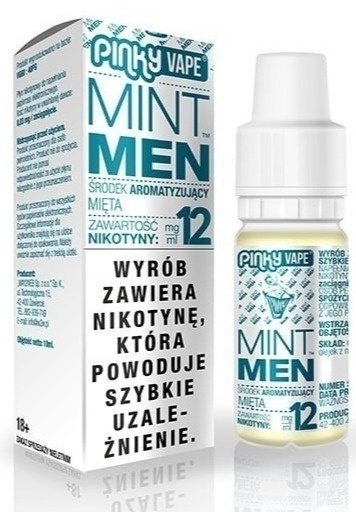 Liquid Pinky Vape - Mintmen 12mg 10ml