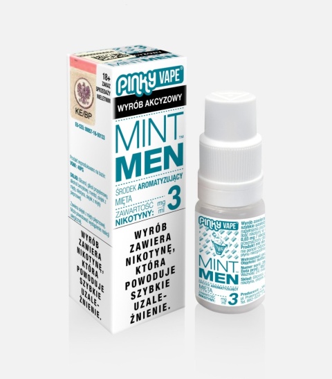 Liquid Pinky Vape - Mintmen 3mg 10ml