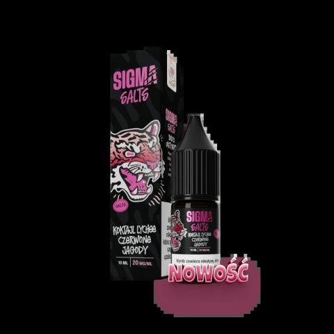 Liquid SIGMA Salts 10ml - Koktajl Lychee Czerwone Jagody 20mg/ml