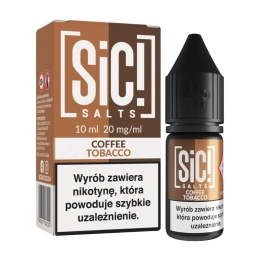 Liquid Sic Salts 10ml Coffe Tobacco 20mg