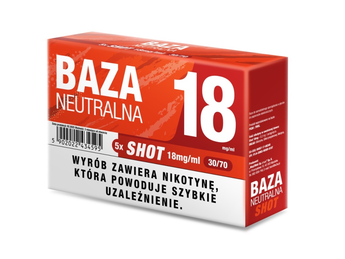elfbar elfa master akku Vaping Base Baza nikotynowa 20 mg 50/50 10 ml
