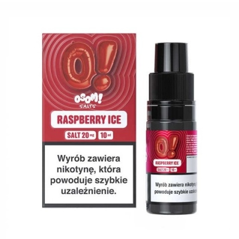LIQUID OSOM! SALTS - RASPBERRY ICE 10ML 20MG