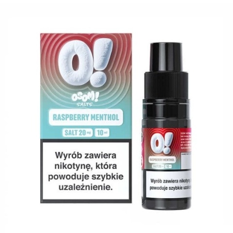 LIQUID OSOM! SALTS - RASPBERRY MENTHOL 10ML 20MG