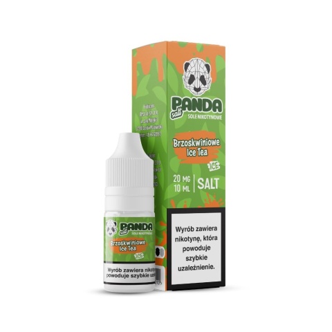 Liquid Panda Salt 10ml 20mg Brzoskwiniowe Ice Tea Ice