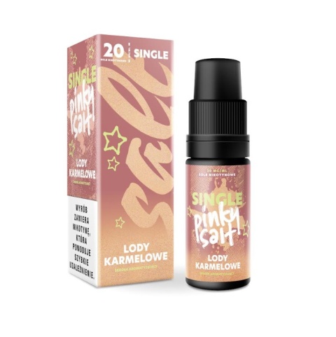 Liquid Pinky Vape Salt - 10ml Lody Karmelowe 20mg