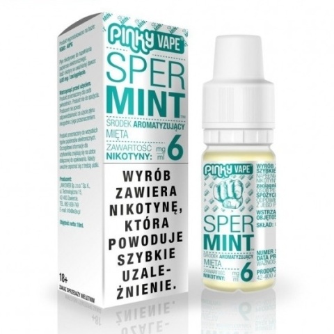 Liquid Pinky Vape - Spermint 6mg 10ml