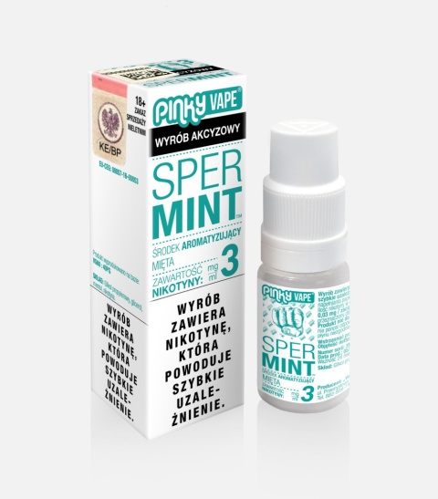 Liquid Pinky Vape - Spermint 3mg 10ml