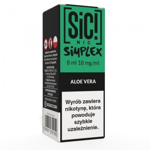 Liquid SIC! NIC 8ml Aloe Vera 18mg