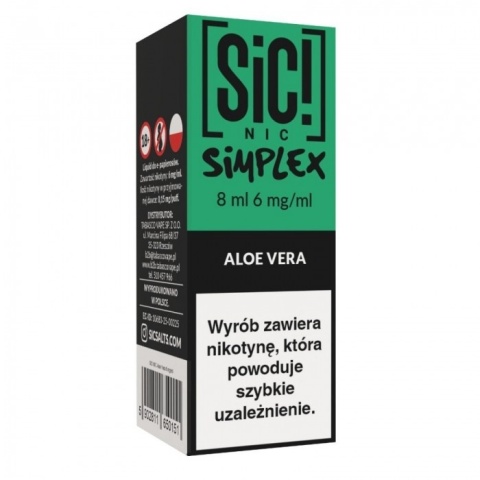 Liquid SIC! NIC 8ml Aloe Vera 6mg