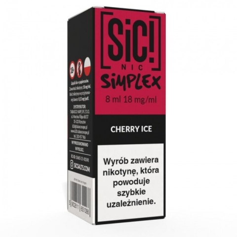 Liquid SIC! NIC 8ml Cherry Ice 18mg
