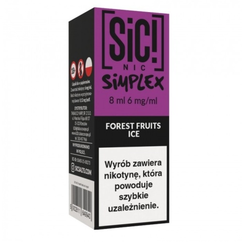 Liquid SIC! NIC 8ml Forest Fruits Ice 6mg